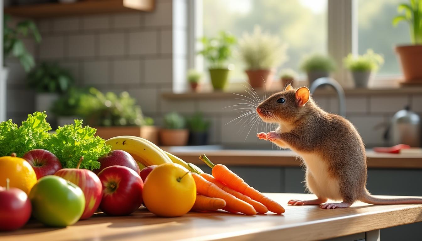 découvrez dans notre article les aliments recommandés pour une alimentation équilibrée de votre rat, ainsi que les aliments à éviter pour préserver sa santé. apprenez à mieux nourrir votre compagnon à quatre pattes pour qu'il soit heureux et en bonne forme.
