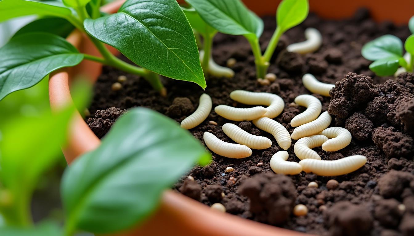 découvrez comment prévenir l'apparition des gros vers blancs dans vos pots de fleurs grâce aux astuces de jardiniers. protégez vos plantes et gardez des pots sains avec nos conseils pratiques et efficaces.