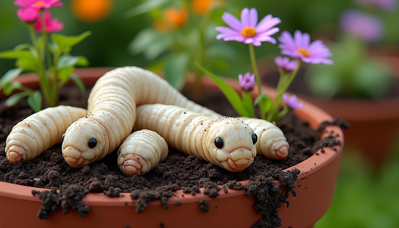 découvrez comment identifier et éliminer les gros vers blancs dans vos pots de fleurs grâce à des astuces de jardinier simples et efficaces. protégez vos plantes et gardez vos jardinières en bonne santé !