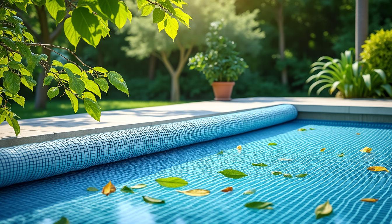 découvrez comment choisir le filet de piscine anti-feuilles idéal pour protéger votre jardin et garder votre piscine propre toute l'année.