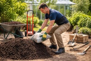 découvrez des astuces pratiques pour manipuler en toute sécurité 1m3 de terreau, afin d'éviter les blessures et faciliter votre travail.