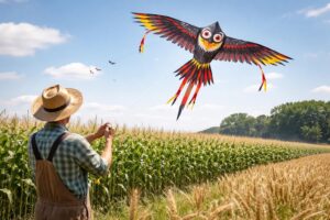 découvrez quand et où utiliser un cerf-volant effaroucheur pour protéger efficacement vos cultures et jardins des oiseaux nuisibles.