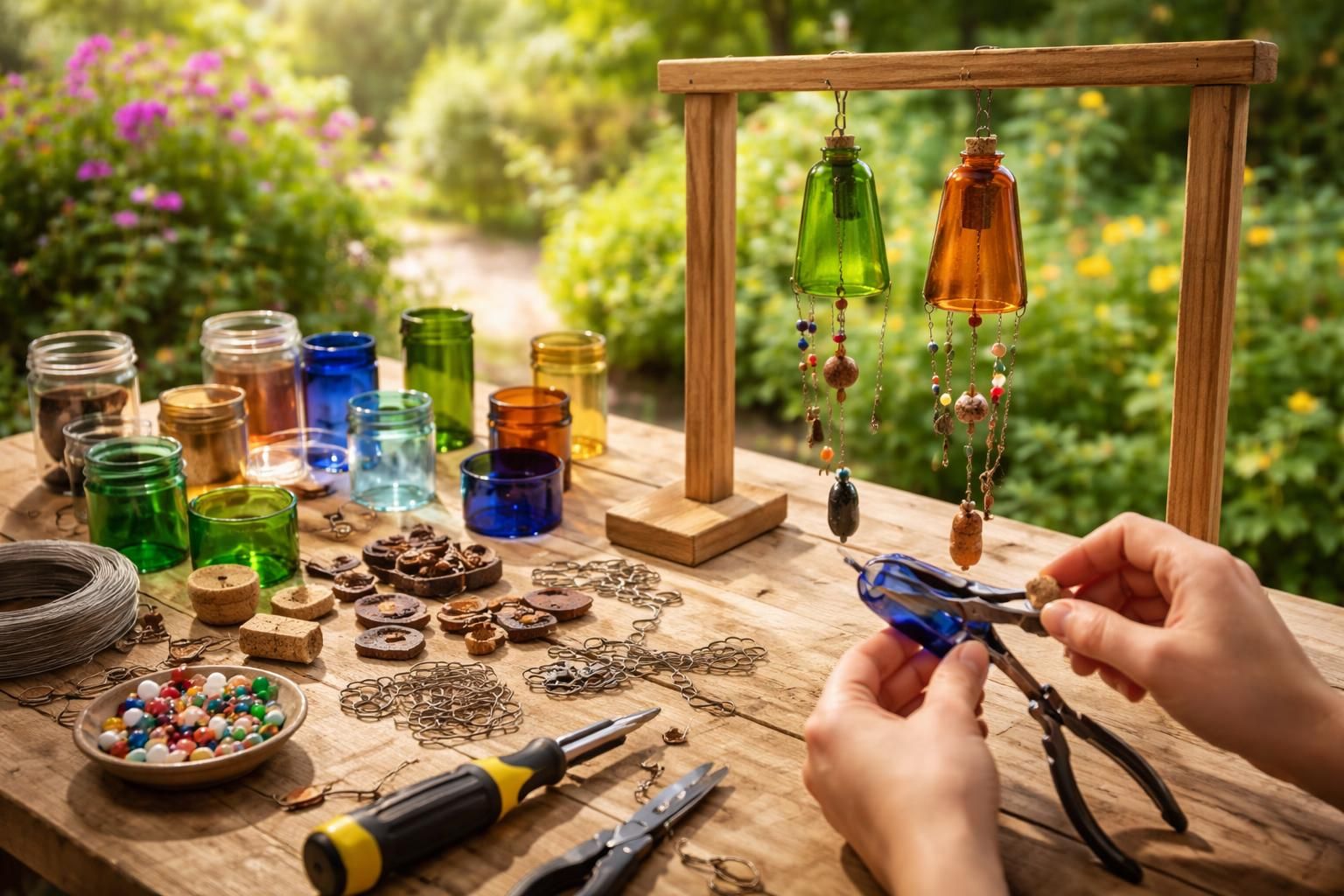 découvrez comment fabriquer facilement des cloches de jardin originales en utilisant des matériaux recyclés, pour un jardin écologique et décoratif.