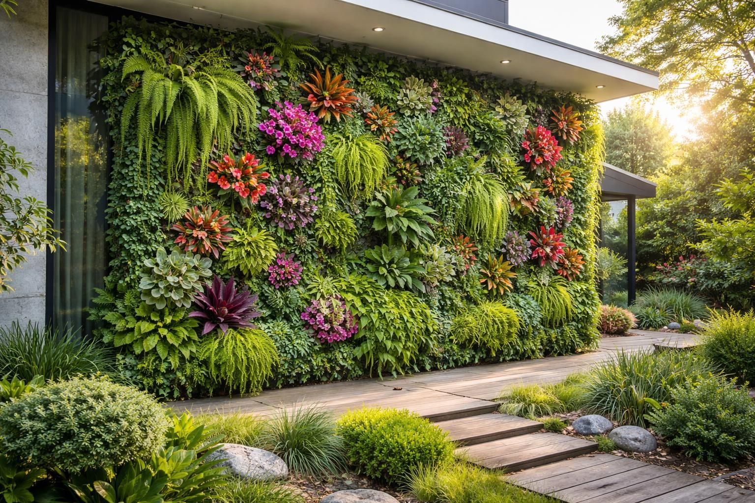 découvrez comment créer un mur végétal extérieur pour embellir votre espace avec une décoration naturelle et écologique, facile à entretenir.