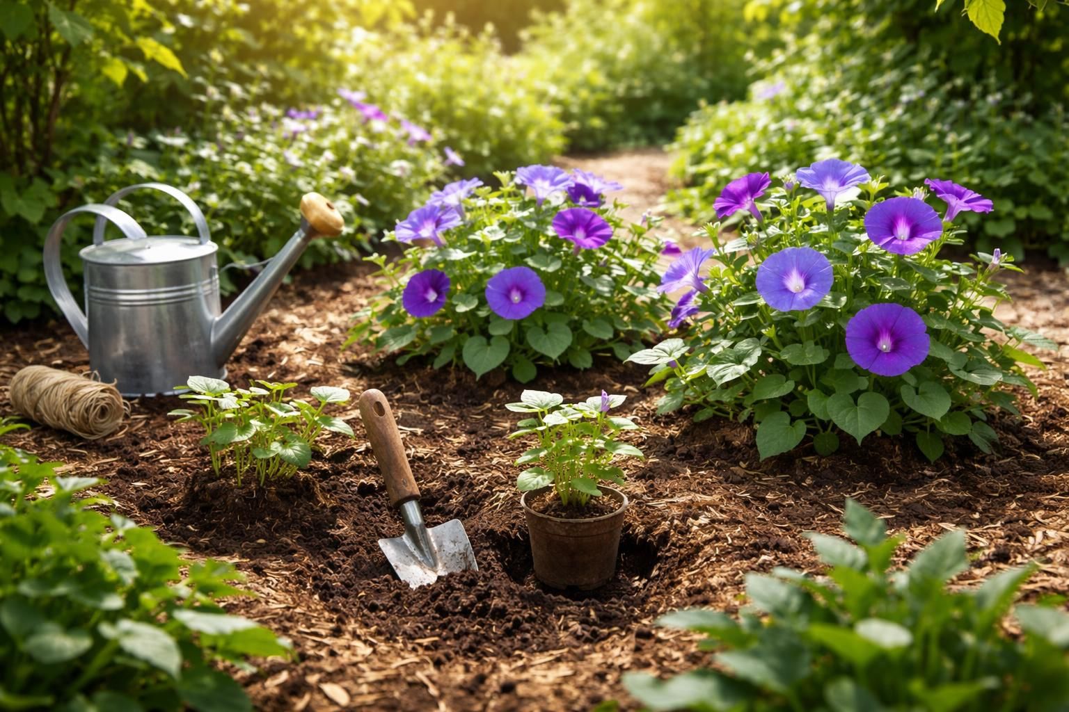 découvrez comment planter, exposer et entretenir l'ipomée vivace pour embellir votre jardin avec cette plante grimpante aux fleurs colorées.