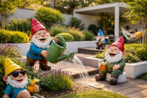 découvrez les tendances 2026 avec le retour en force des nains de jardin rigolos, apportant une touche d'humour et de modernité à vos espaces verts.