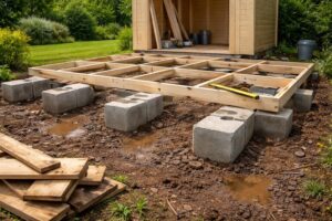 découvrez les erreurs courantes à éviter lors de la mise en place d'un plancher sur parpaings pour votre abri de jardin afin d'assurer solidité et durabilité.