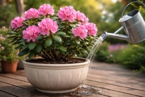 découvrez les meilleures astuces pour arroser efficacement votre rhododendron en pot et garantir sa santé et sa floraison tout au long de l'année.