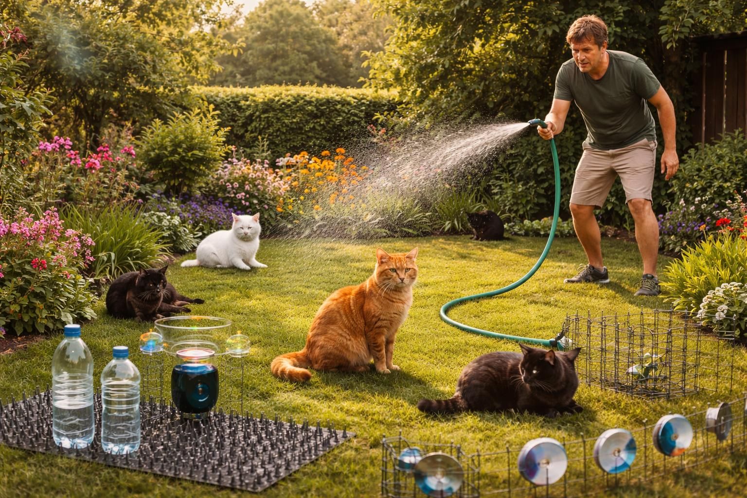 découvrez les erreurs courantes à éviter pour réussir à faire fuir les chats de votre jardin efficacement et sans les blesser.