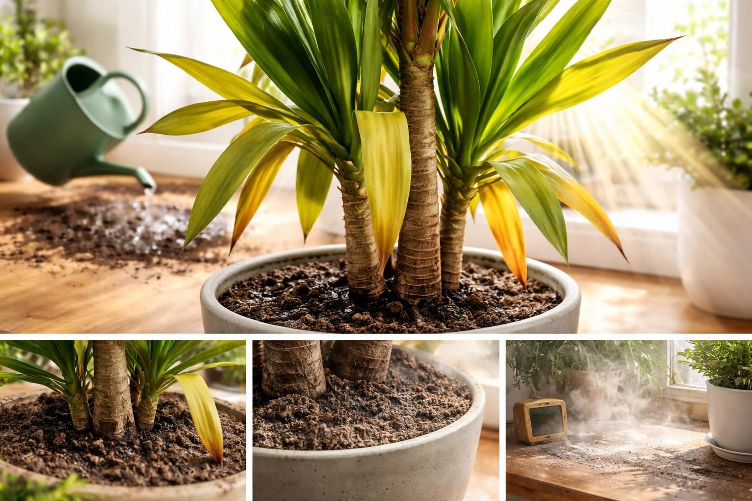 découvrez les erreurs fréquentes qui causent le jaunissement des feuilles de votre yucca et apprenez comment y remédier pour garder votre plante en bonne santé.