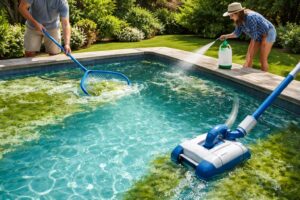 découvrez des méthodes efficaces et faciles pour enlever la mousse de votre piscine et garder votre eau claire et propre toute l'année.
