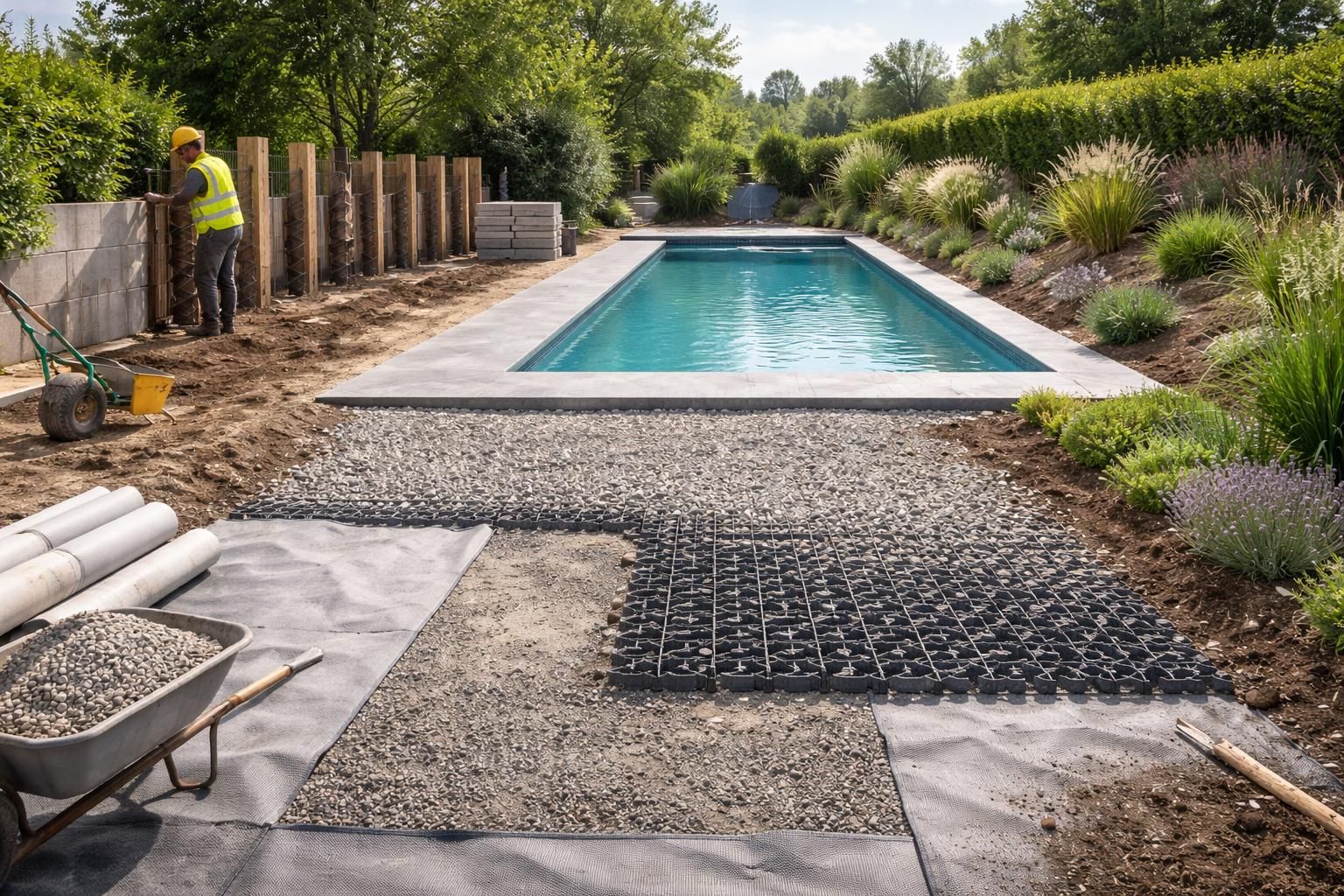 découvrez les meilleures techniques pour stabiliser le sol autour de votre piscine et assurer sa durabilité tout en évitant les problèmes d'érosion et d'instabilité.