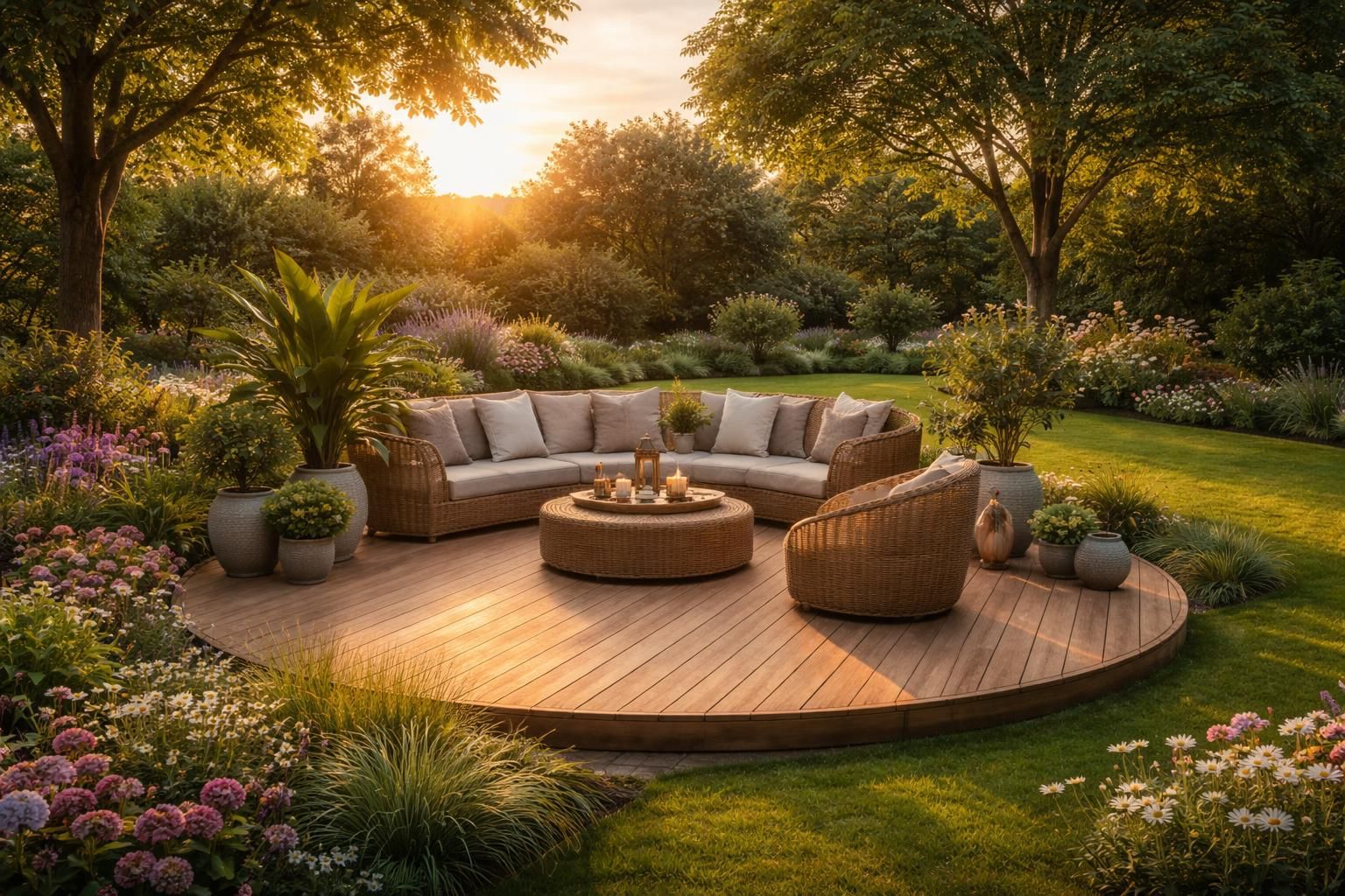 découvrez comment transformer votre espace extérieur avec une terrasse ronde élégante et conviviale, idéale pour profiter de moments uniques en plein air.