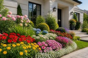 découvrez nos conseils pour choisir les couleurs idéales pour votre parterre de fleurs devant la maison et créer un jardin harmonieux et attrayant.