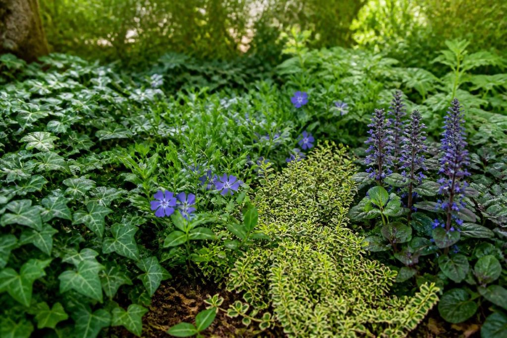 découvrez les meilleures espèces de couvre-sols rampants persistants à croissance rapide pour un jardin verdoyant et facile d'entretien toute l'année.