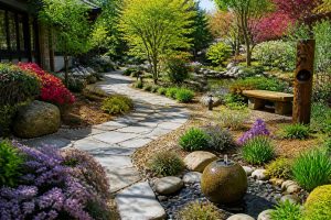 découvrez des idées d'aménagement de jardin sans gazon pour créer un espace extérieur spectaculaire, pratique et écologique. transformez votre jardin avec style et facilité !