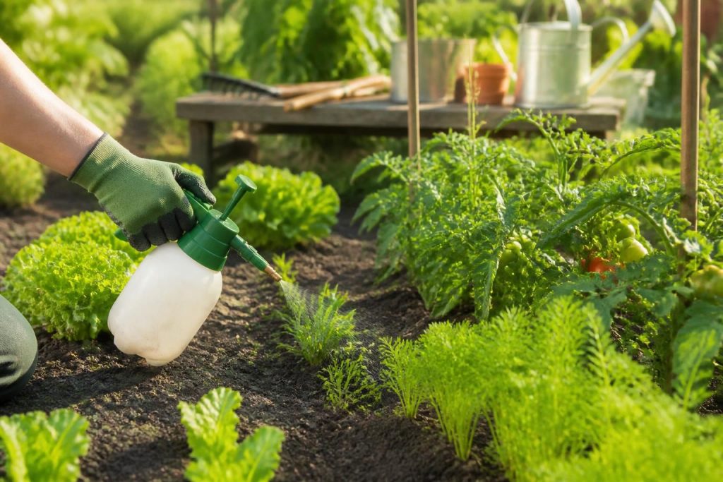 découvrez comment utiliser un désherbant pour jardin potager efficacement, en ciblant les mauvaises herbes sans contaminer le sol et préserver ainsi la santé de vos plantes.