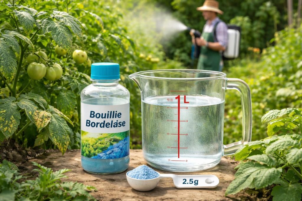 découvrez pourquoi il est crucial de doser correctement la bouillie bordelaise pour 1 litre afin d'assurer l'efficacité du traitement et protéger votre jardin des maladies sans risquer de phytotoxicité.