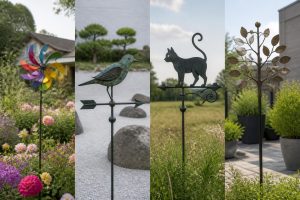 découvrez notre sélection unique de girouettes de jardin originales, parfaites pour tous les styles de jardins. apportez une touche décorative et fonctionnelle à votre espace extérieur.