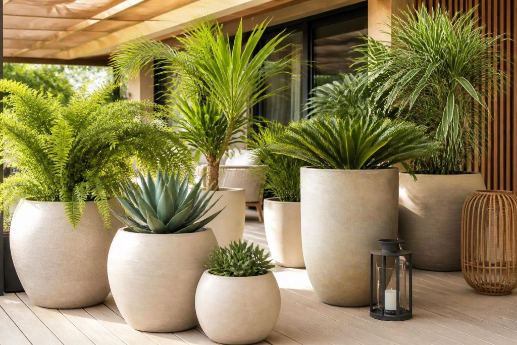 découvrez notre sélection de plantes idéales pour grands pots sur terrasses, accompagnée d'astuces déco végétale pour embellir votre espace extérieur avec style et simplicité.