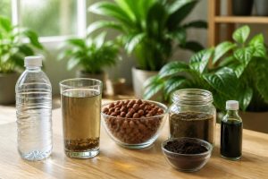 découvrez les 5 ingrédients essentiels pour fabriquer vos propres engrais hydroponiques maison et optimiser la croissance de vos plantes en culture hydroponique.